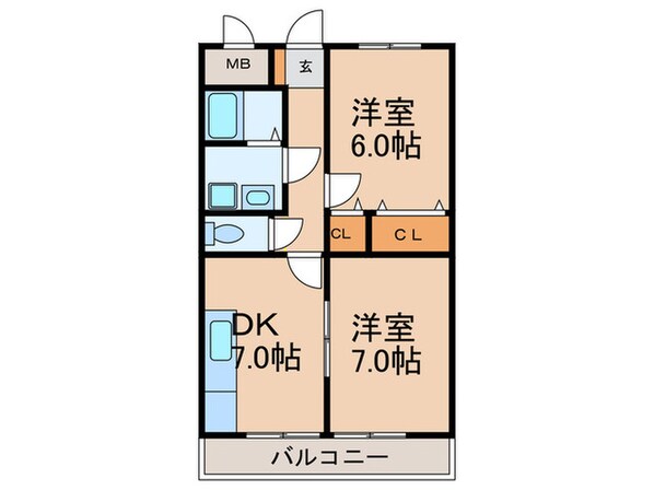 フロ－レンス高松の物件間取画像